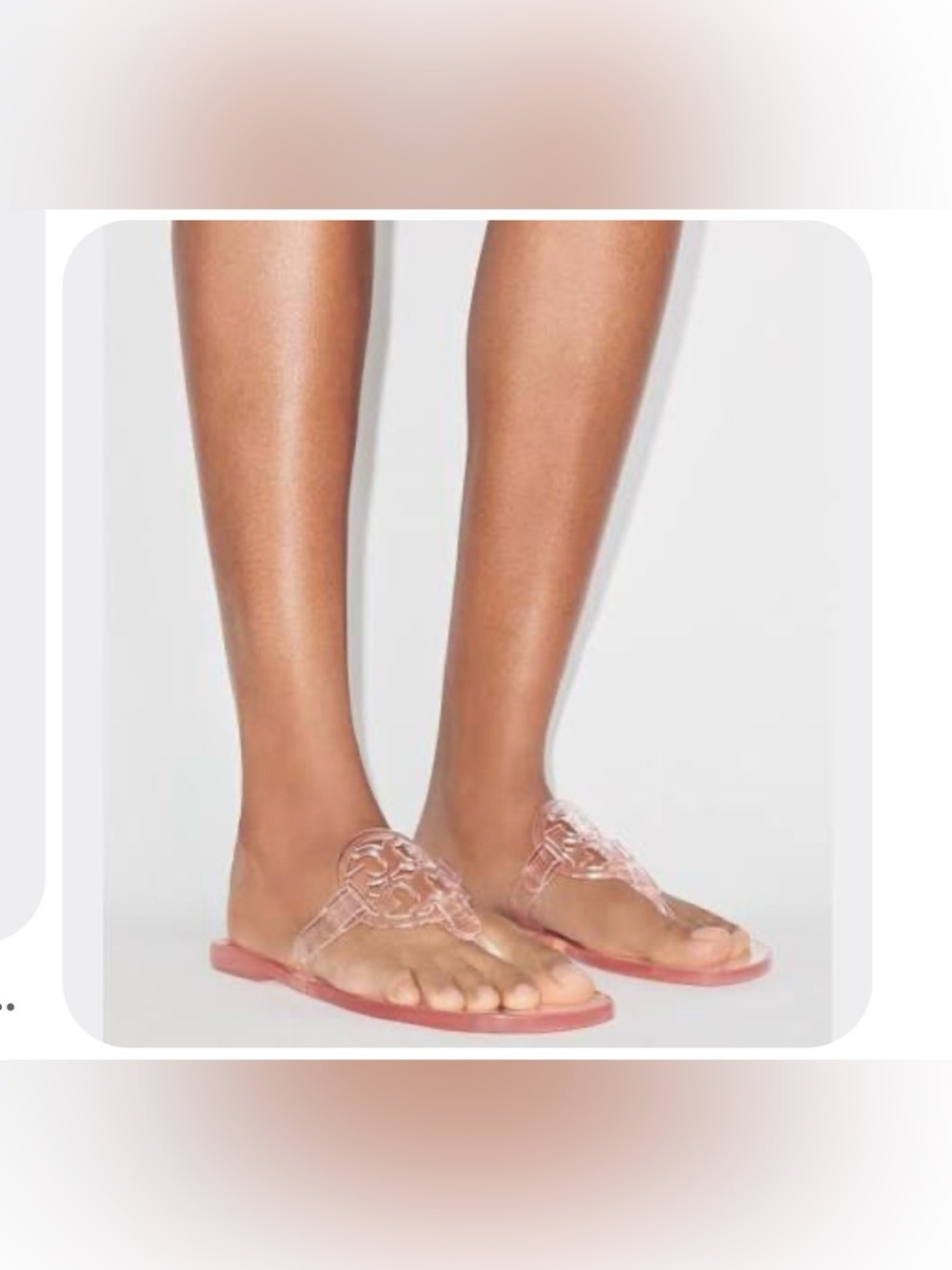 Tory Burch Miller Jelly Sandals in flamingo pink - Picture 2 of 2